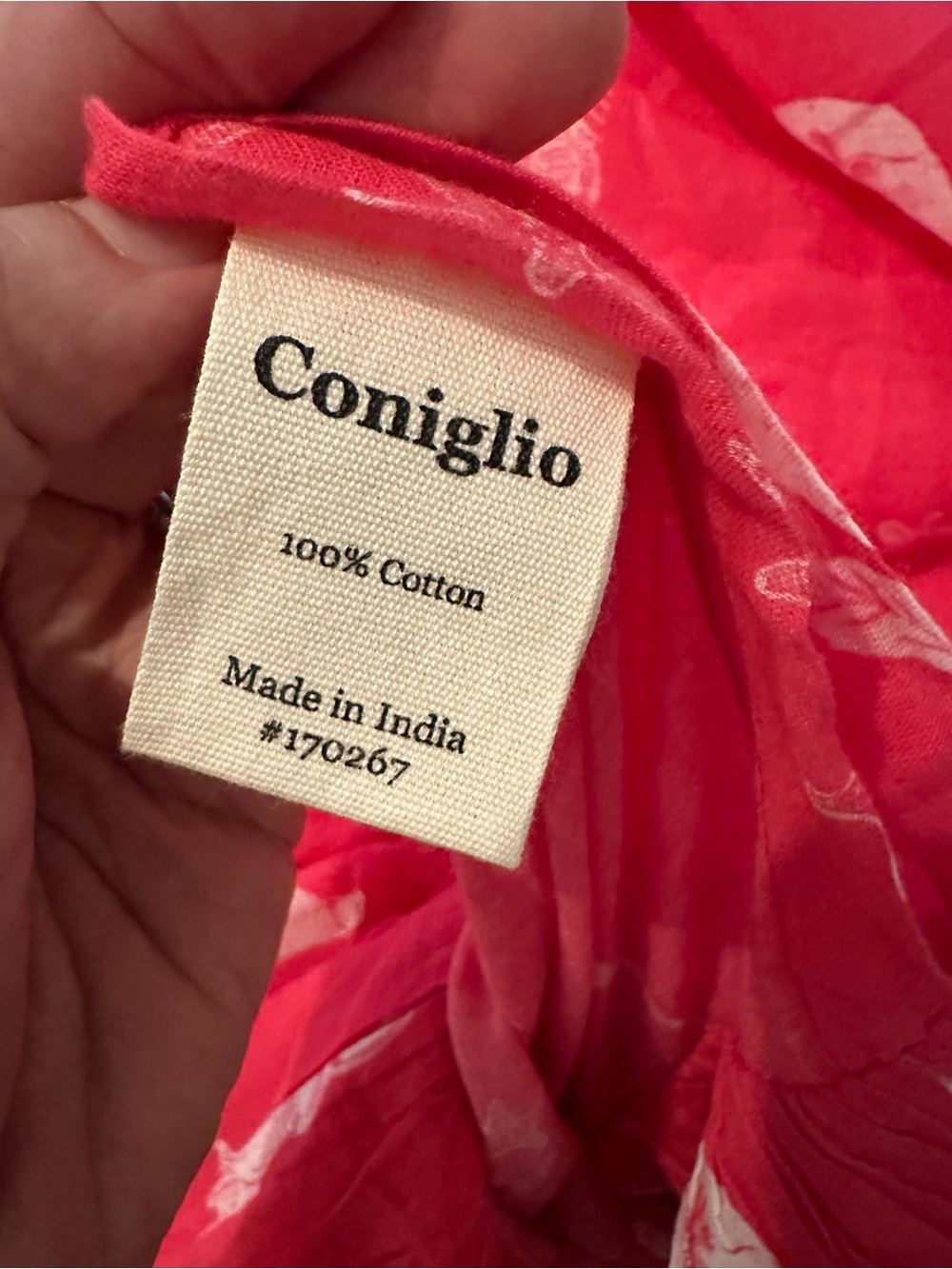 Coniglio Palm Beach Ruffle Pareo Bright Pink - Picture 3 of 5